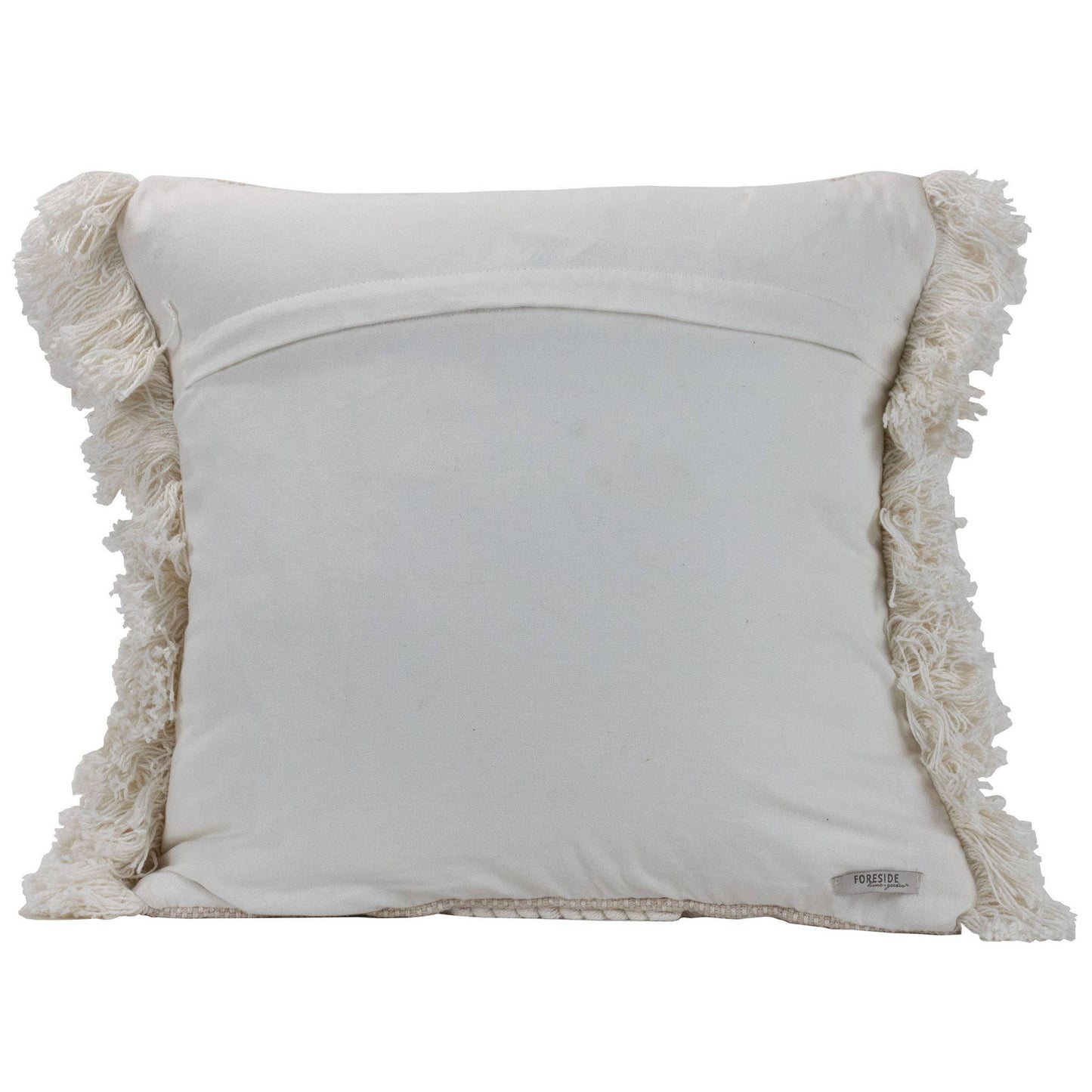 18X18 Hand Woven Auden Pillow White
