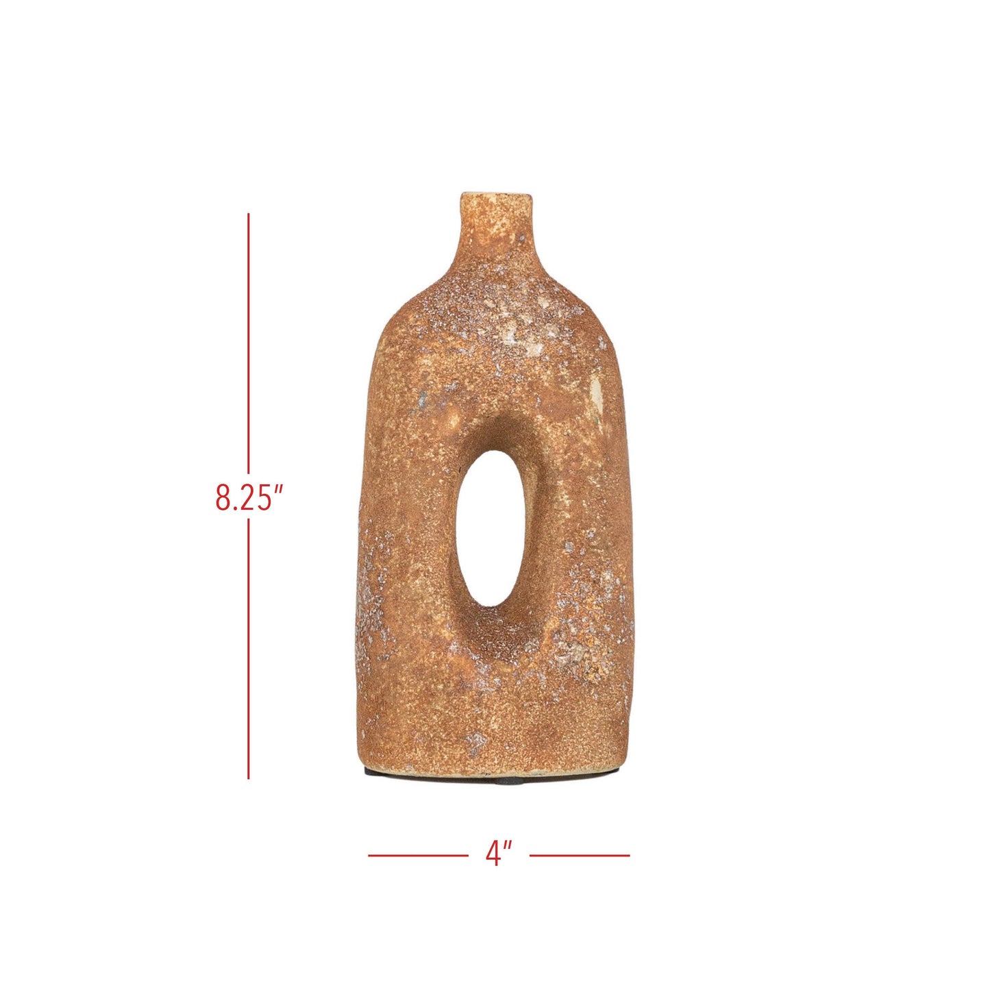 Emiliano Vase Rust