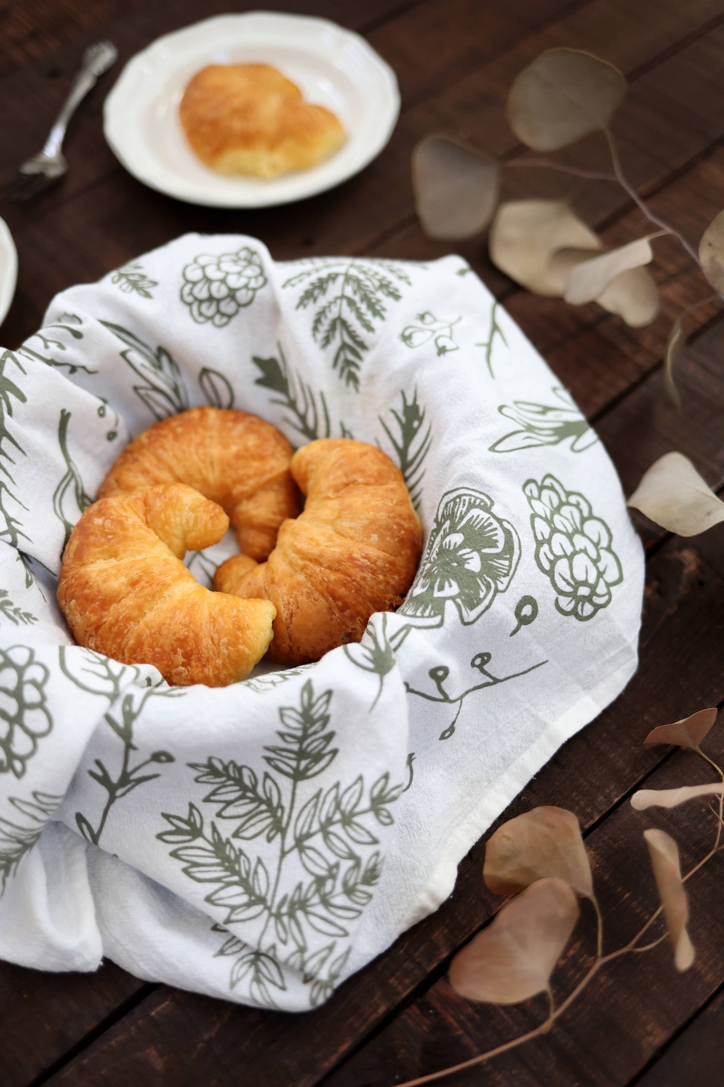Fresh Evergreen Tea Towel