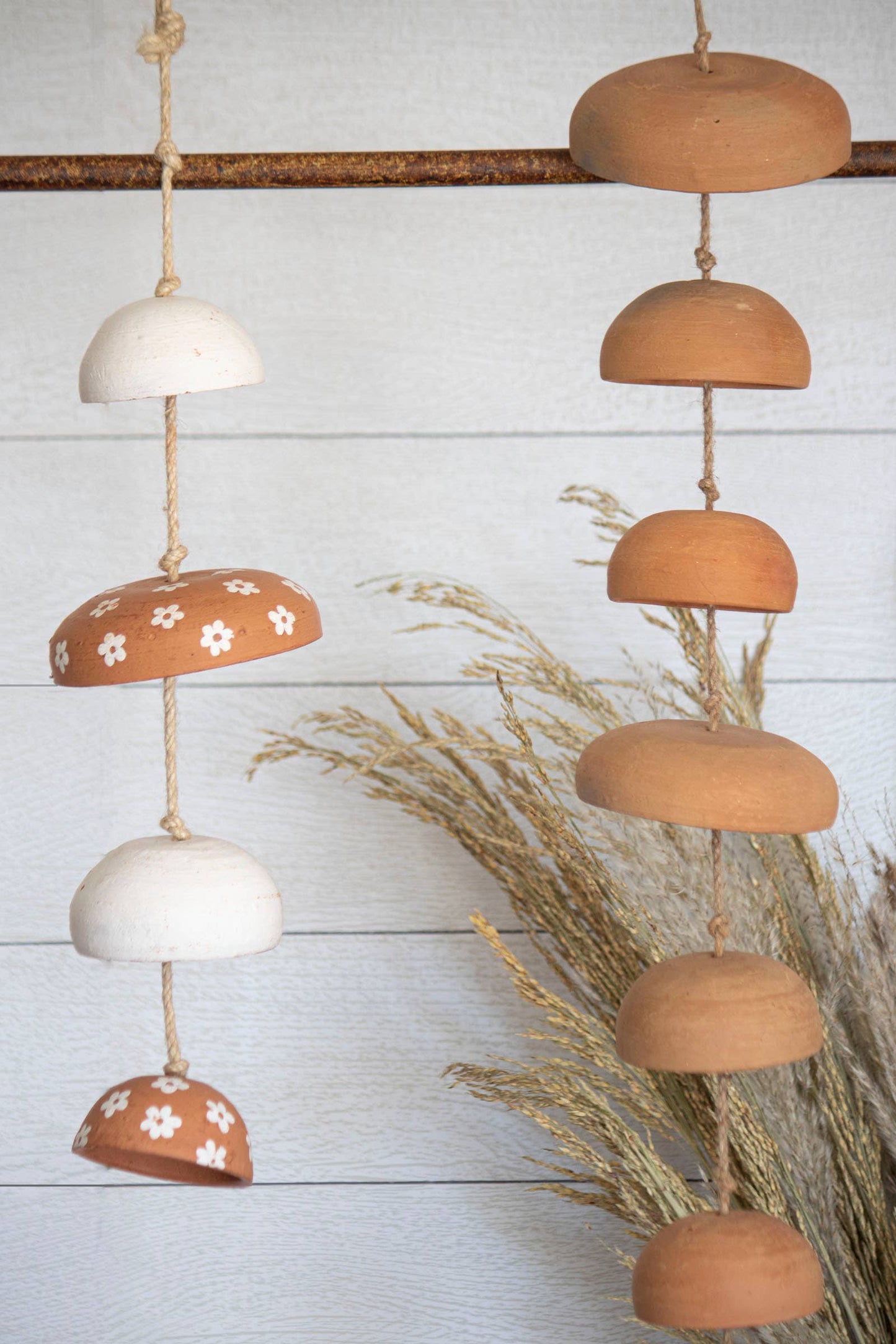 Alden Terracotta Moon Chimes