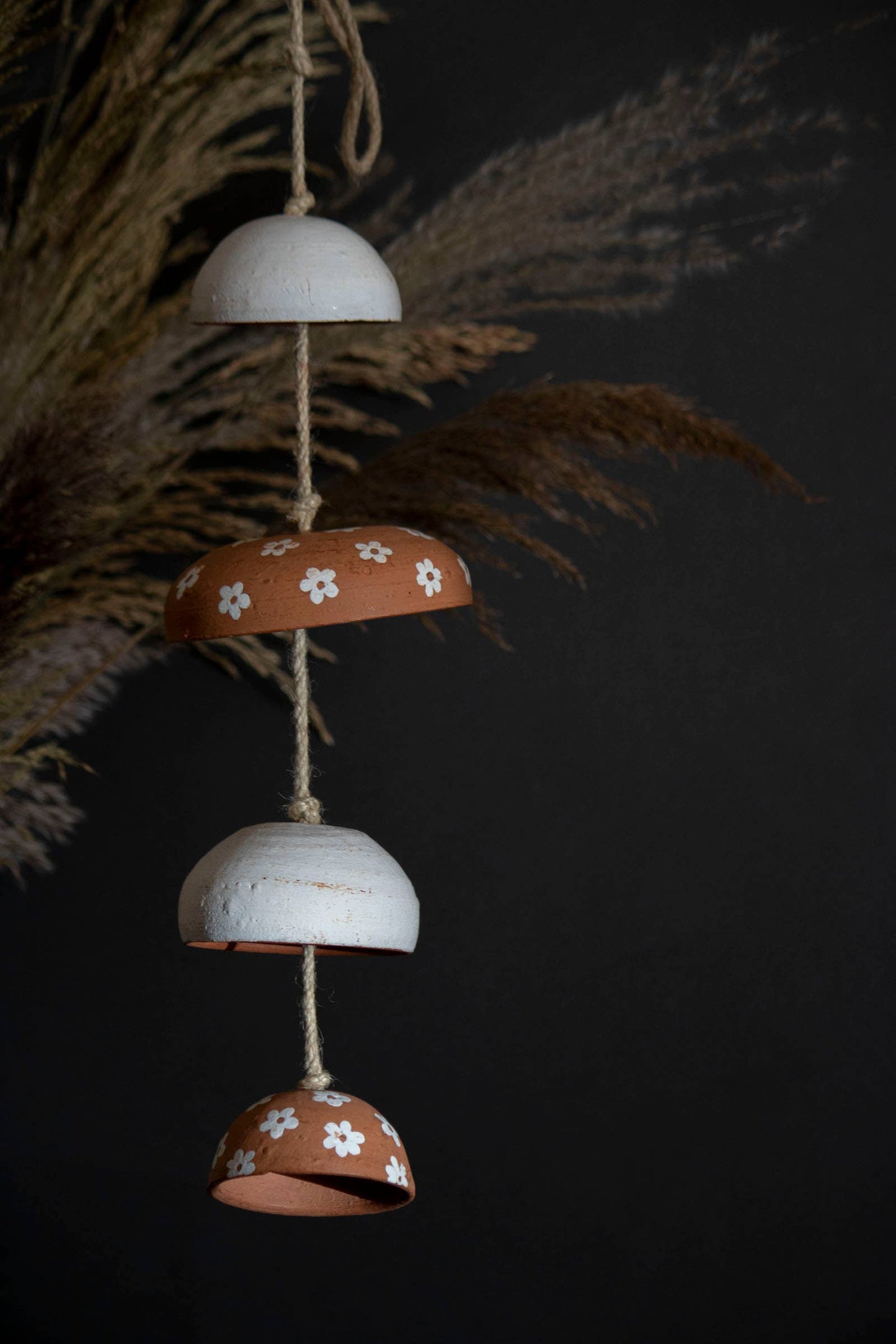 Alden Terracotta Moon Chimes