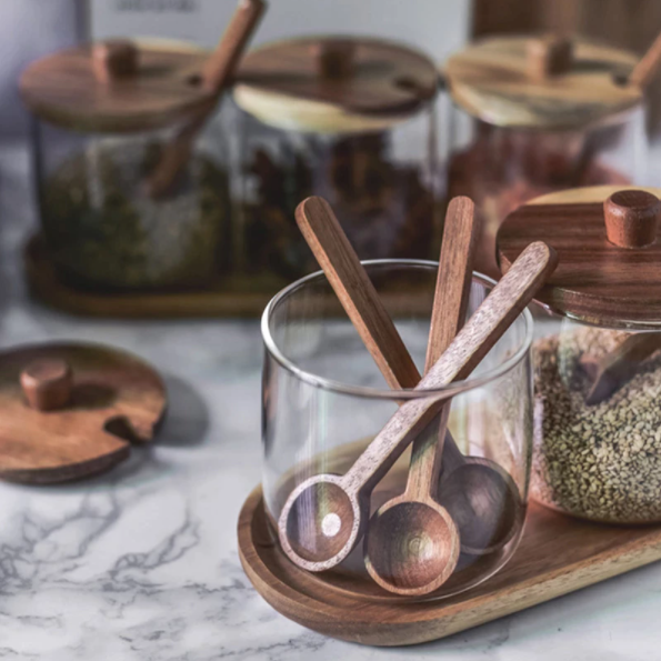 Lead-Free Glass Seasoning Bottle Set