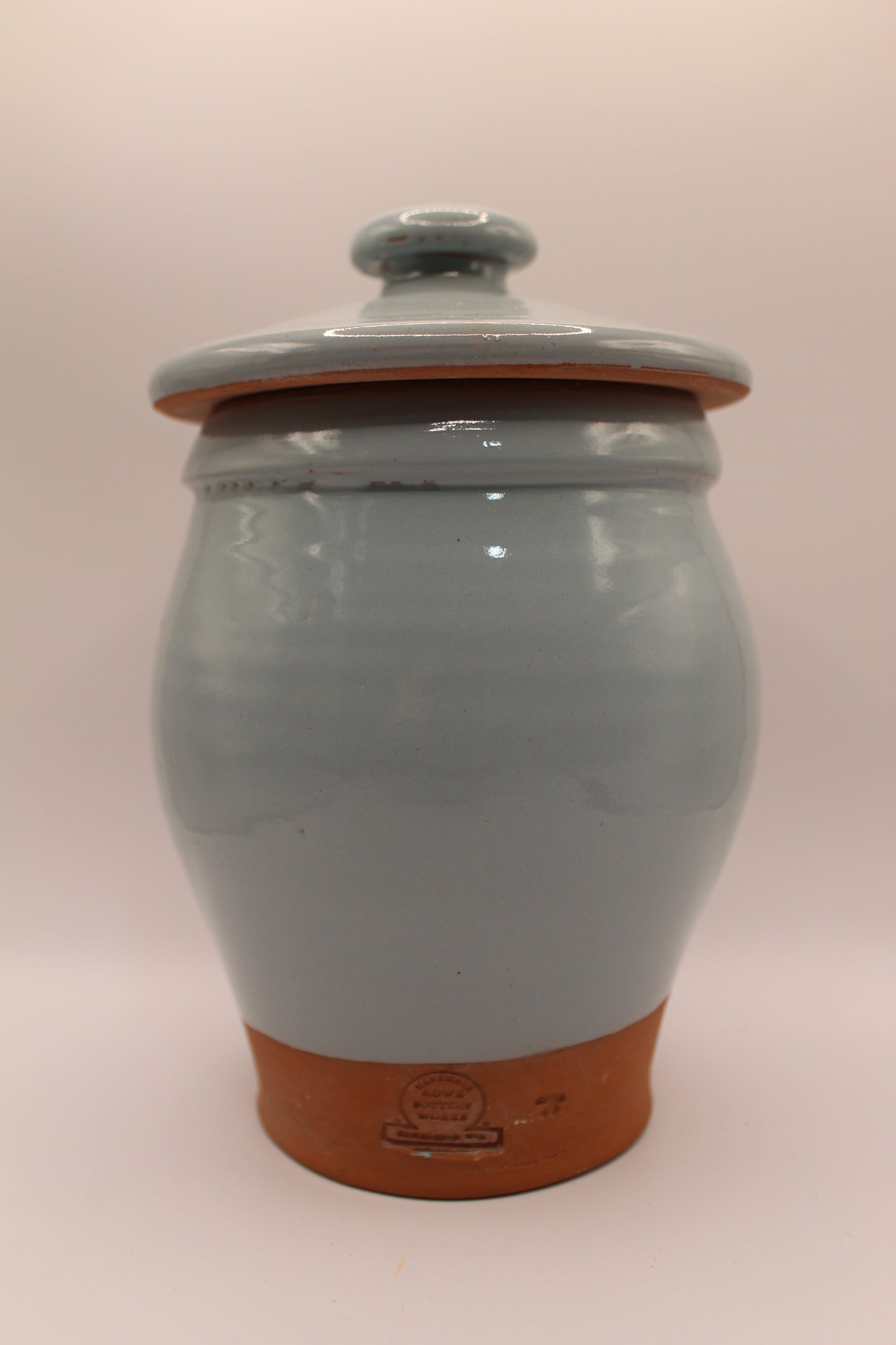 Vintage Rowe Pottery Works Small Canister w/ Lid
