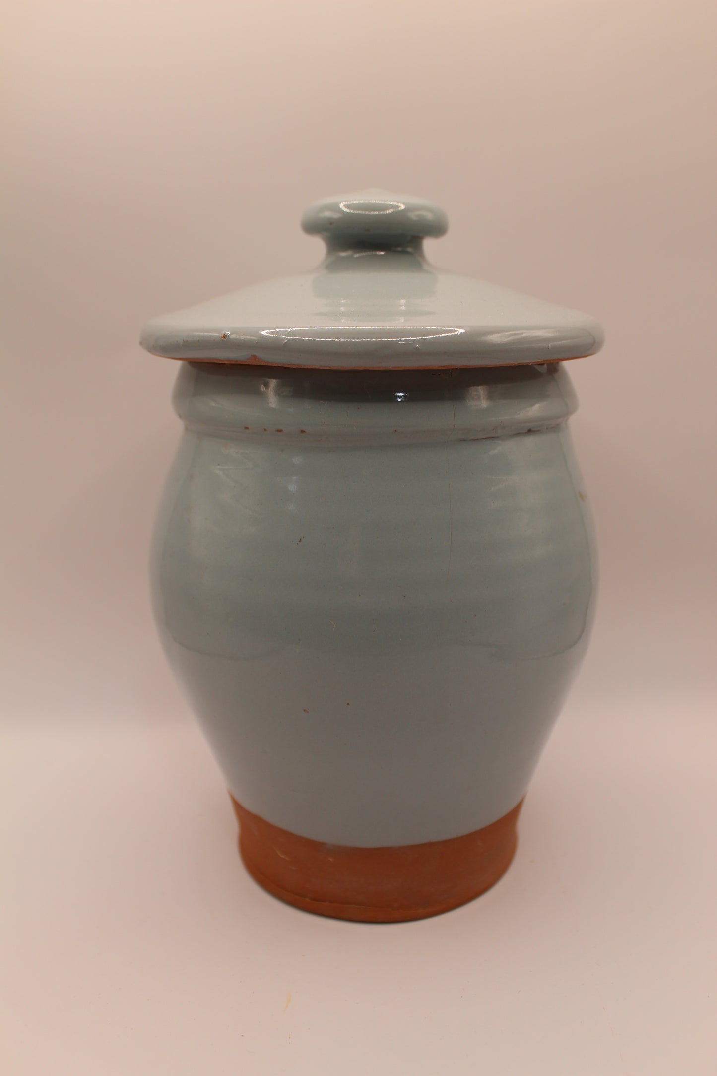 Vintage Rowe Pottery Works Small Canister w/ Lid