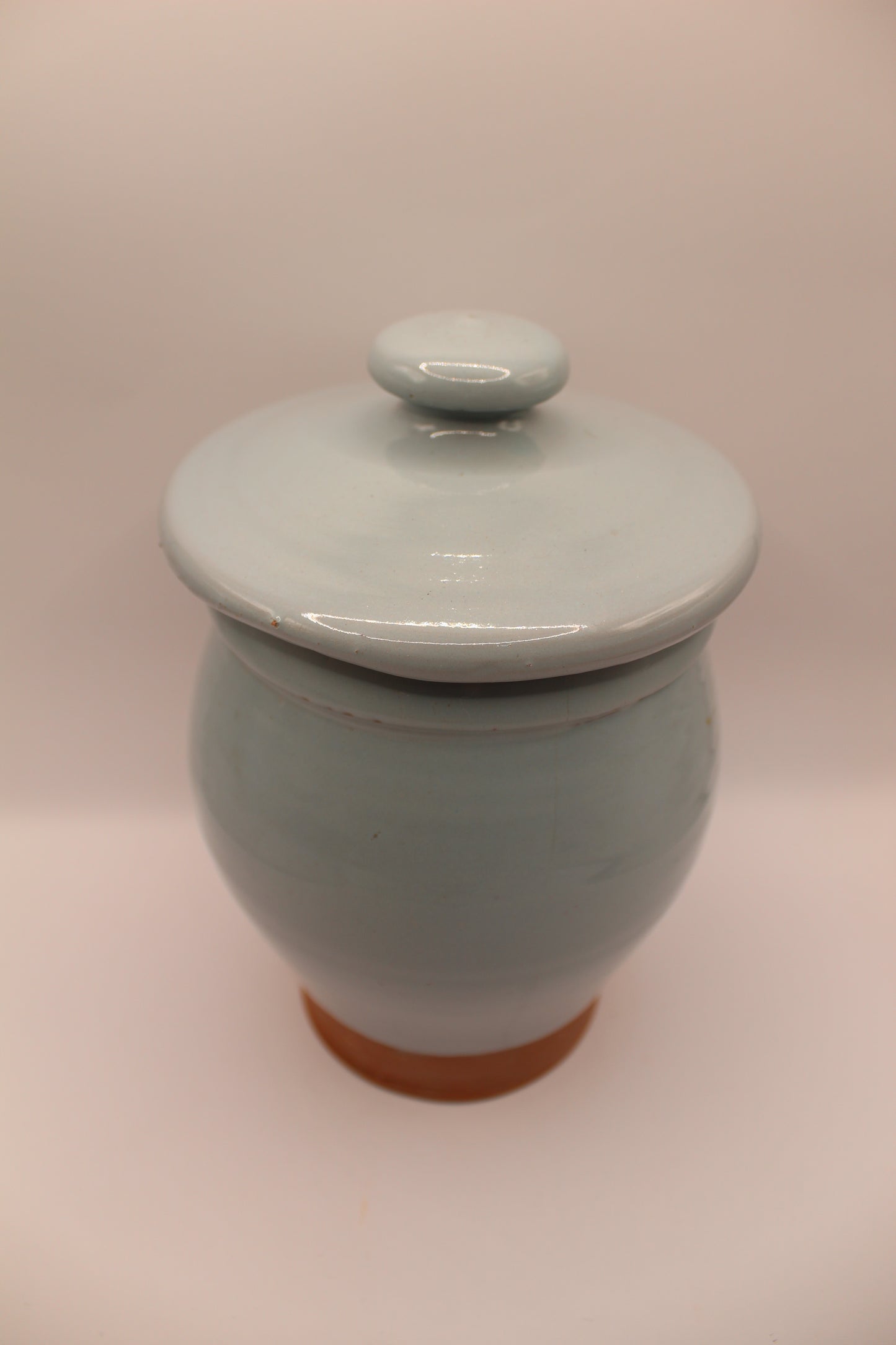 Vintage Rowe Pottery Works Small Canister w/ Lid