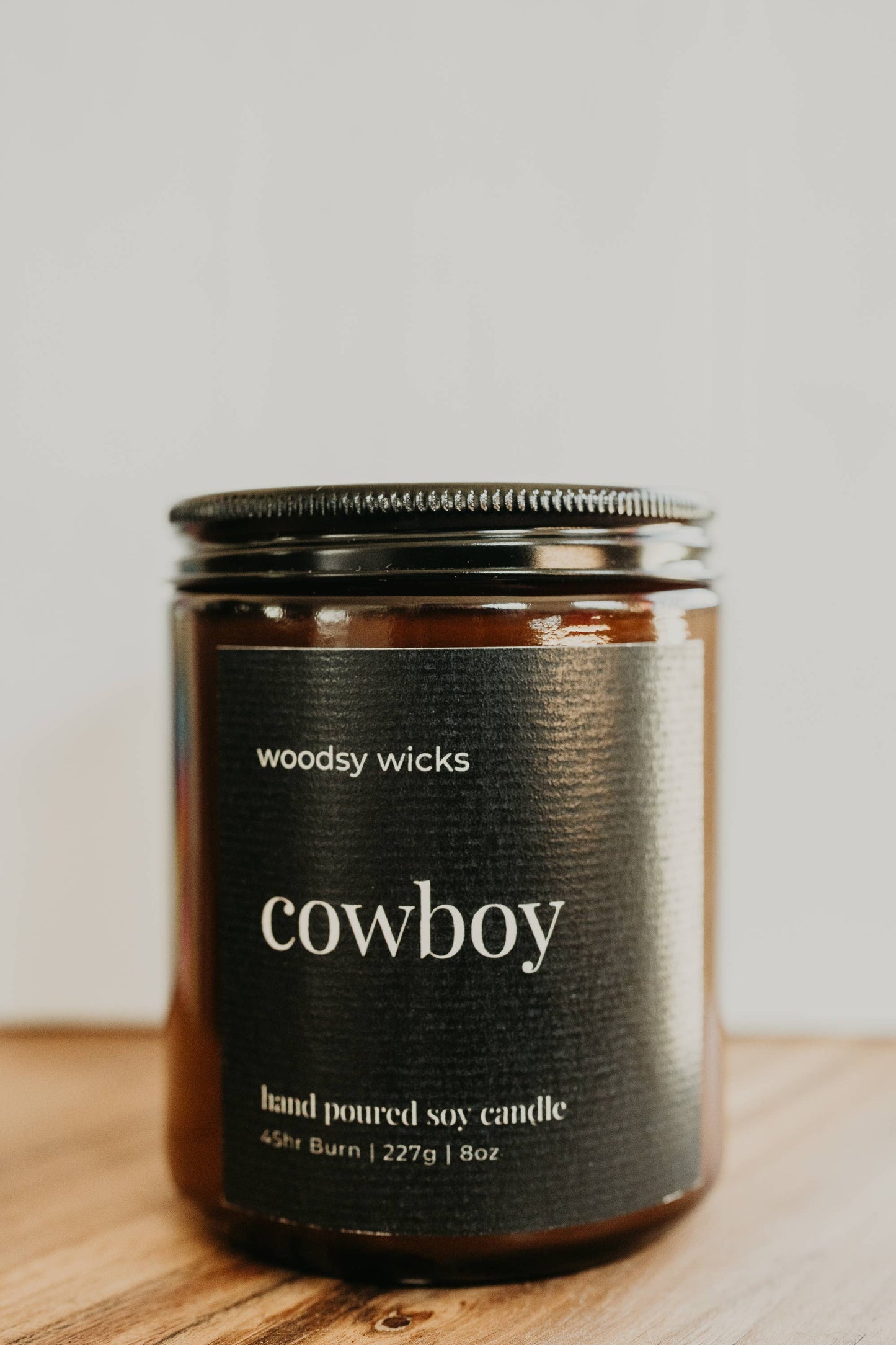 Cowboy Western Candle - 100% Soy Wax - Cotton Wick: 8oz