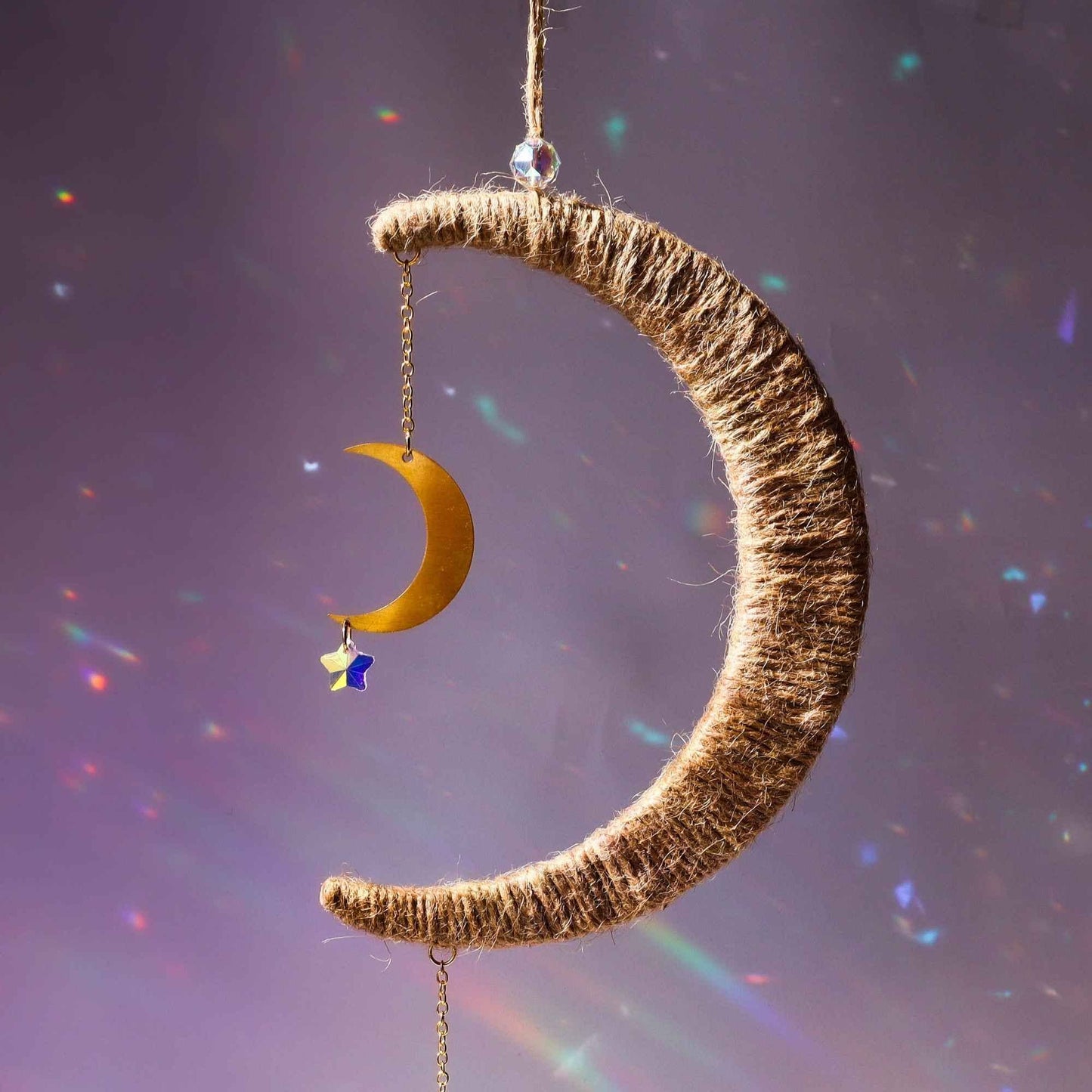 Boho Moon Suncatcher