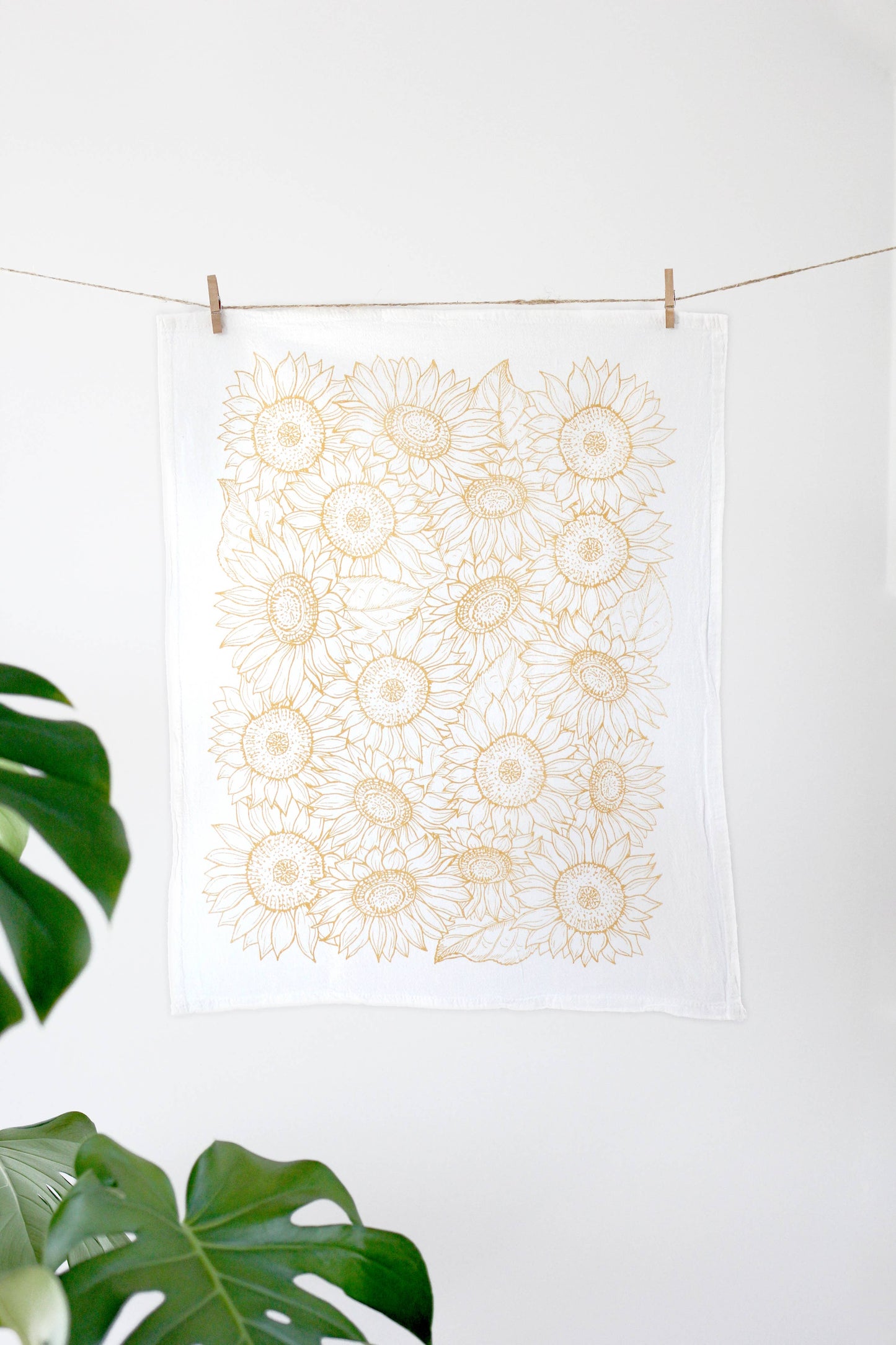 Sunflower Tea Towel