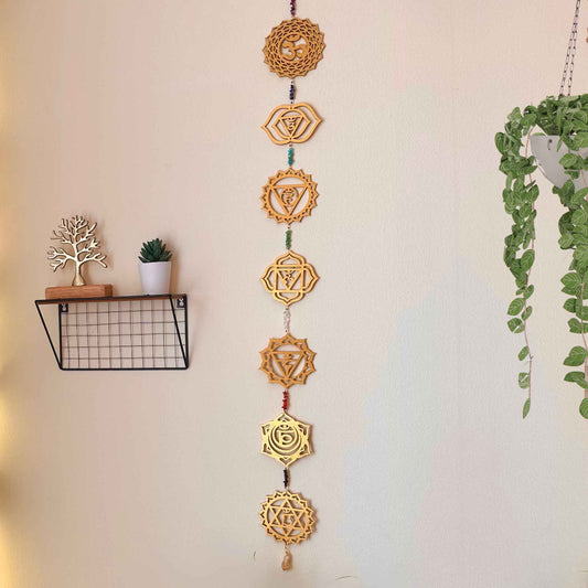 Wooden Chakra Wall Hanging