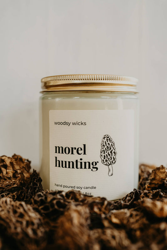 Morel Hunting Candle - Mushroom - Petrichor