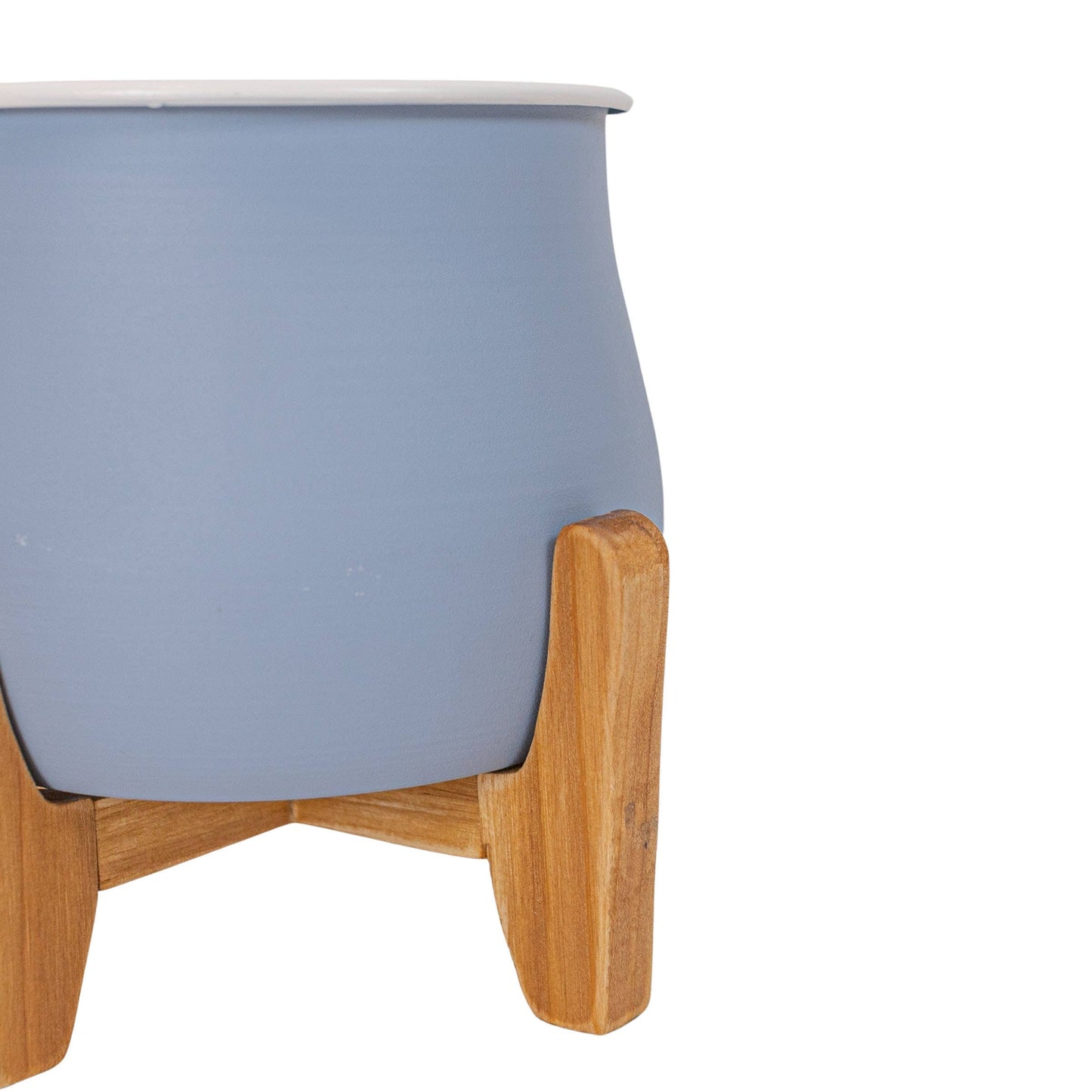 Belle Footed Planter Blue - ***** Plant not included