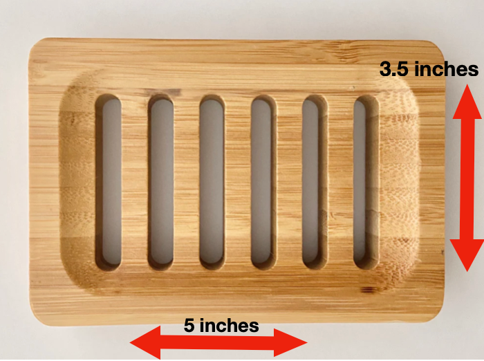 Wooden Soap Dish - Large Rectangular