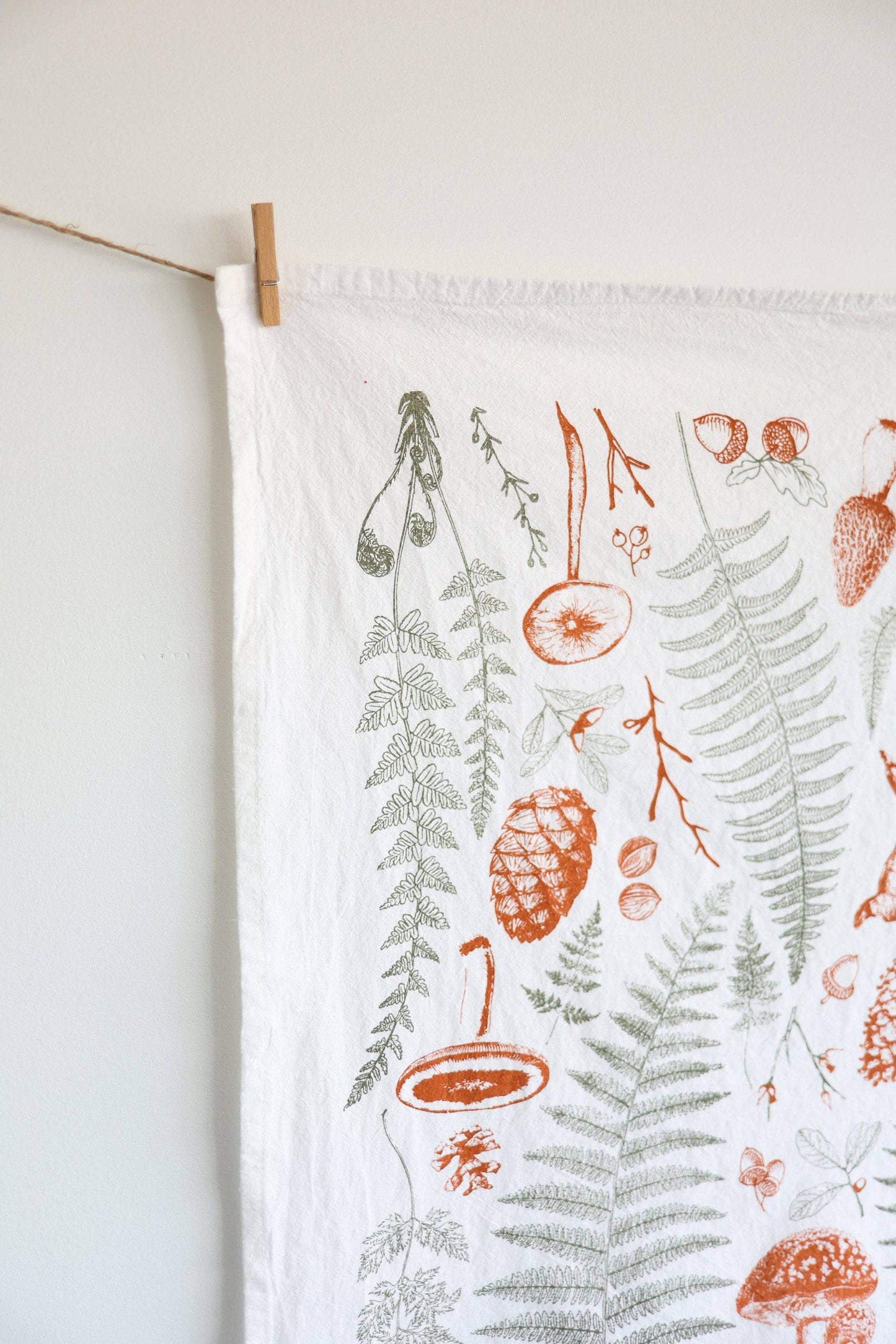 Forest Floor Tea Towel: One only