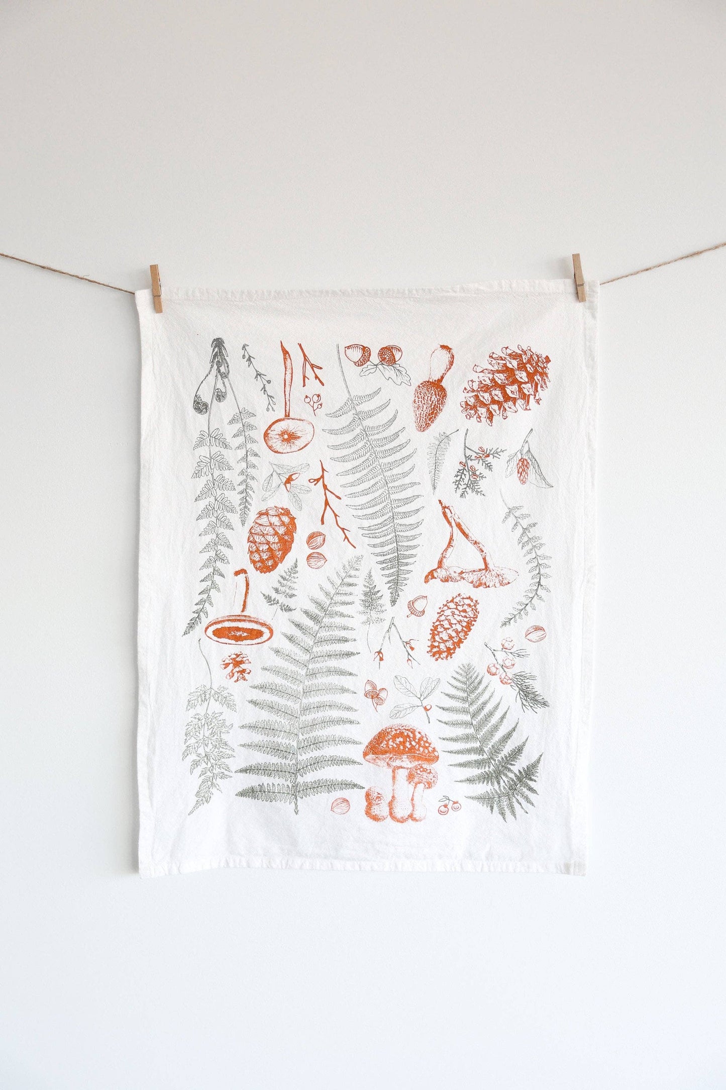 Forest Floor Tea Towel: One only