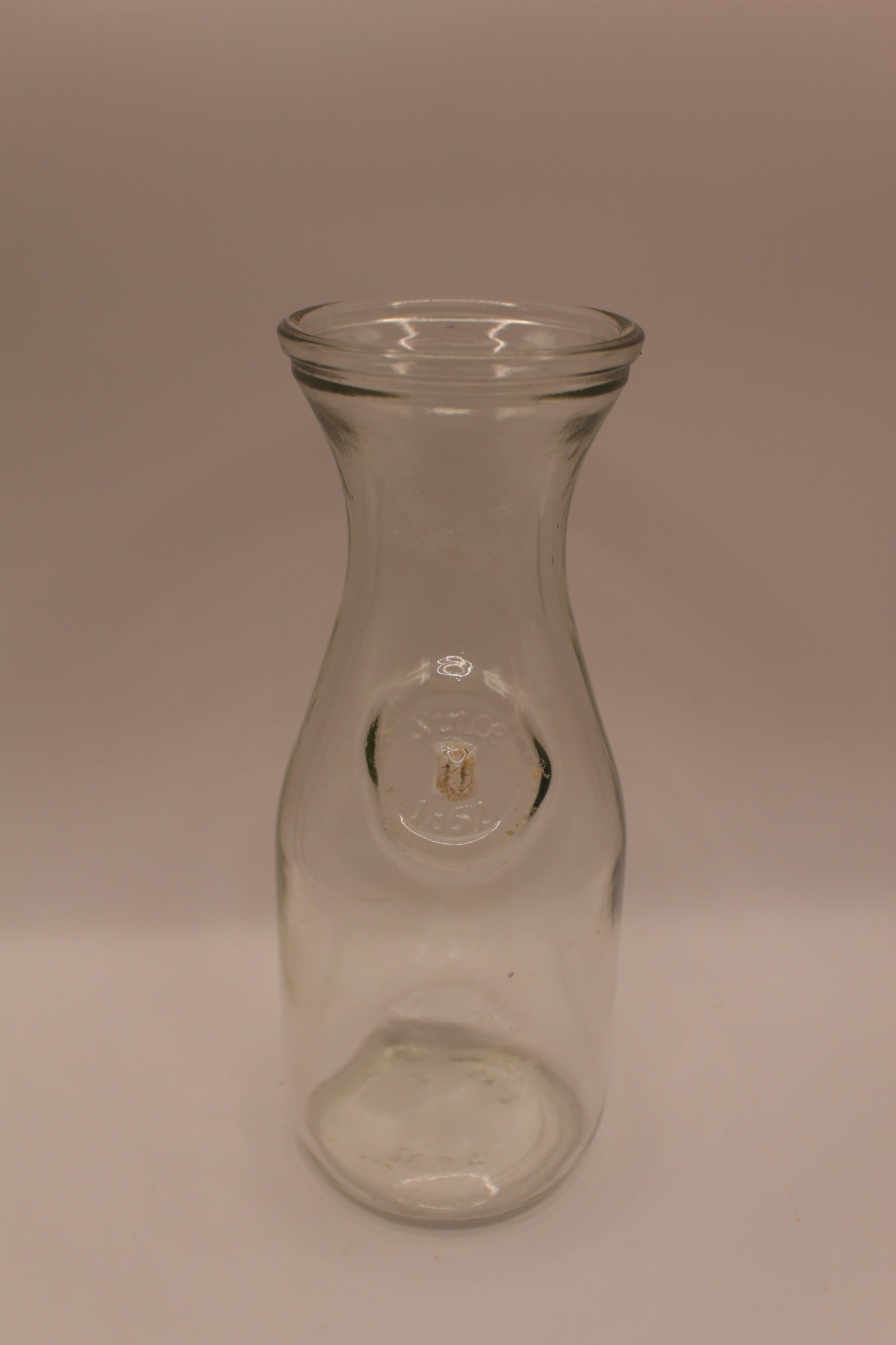 Vintage Paul Masson Embossed "Since 1852" Milk Glass Bottle