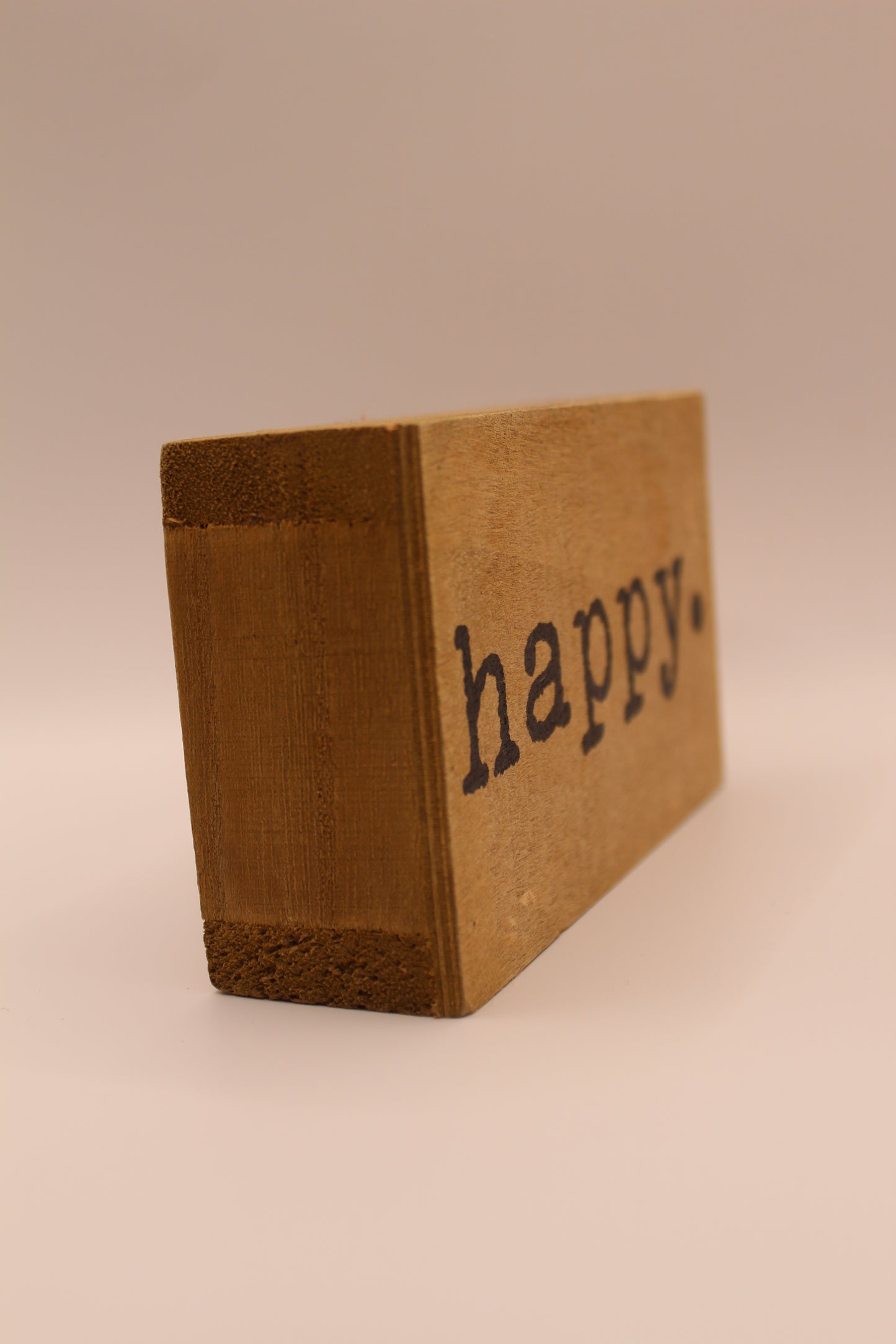 "happy." Wooden Sign - Daisy Lane Decor