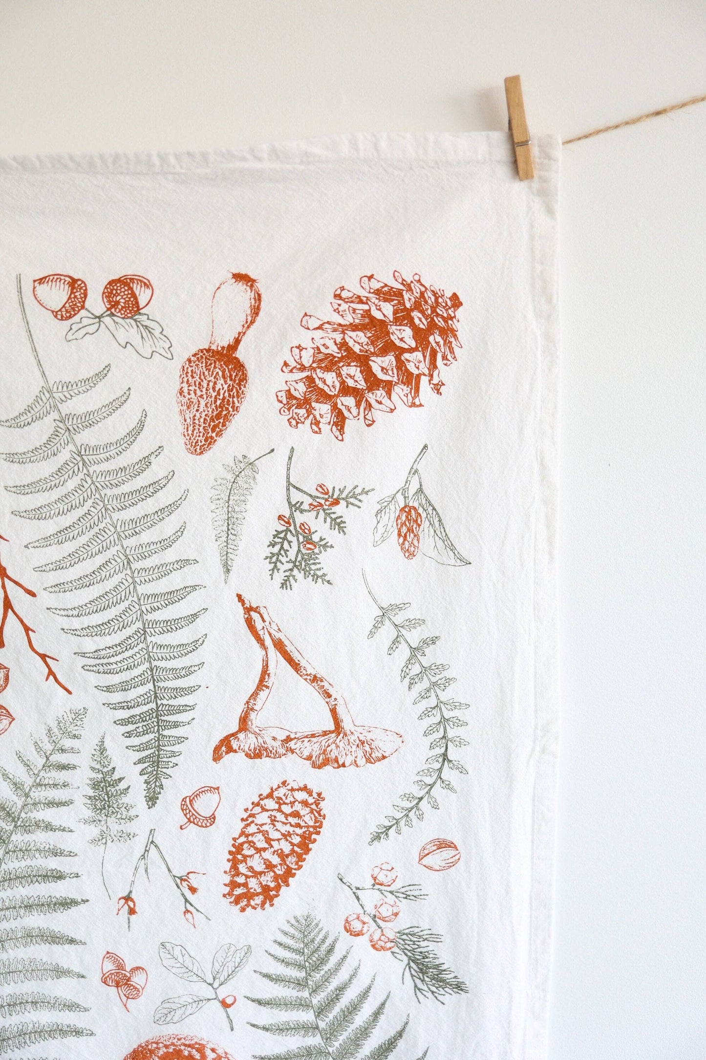 Forest Floor Tea Towel: One only