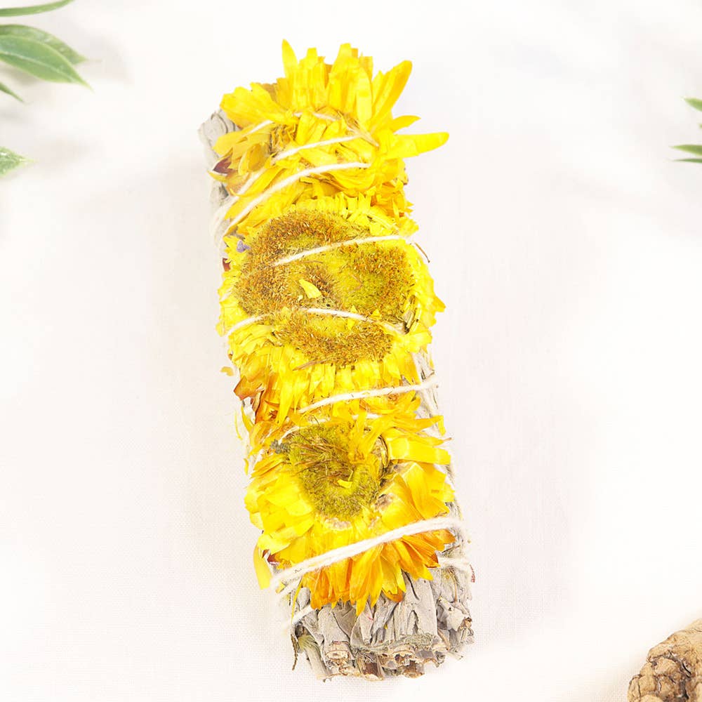 Sunflower Botanical Smudge Stick - Smudging Stick