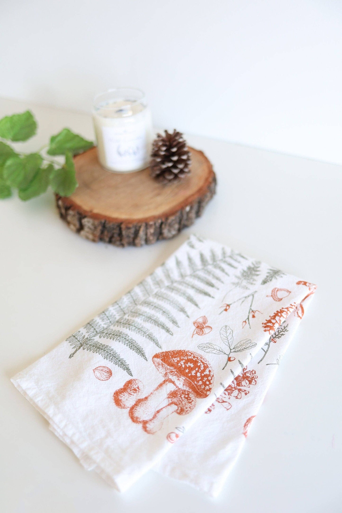 Forest Floor Tea Towel: One only